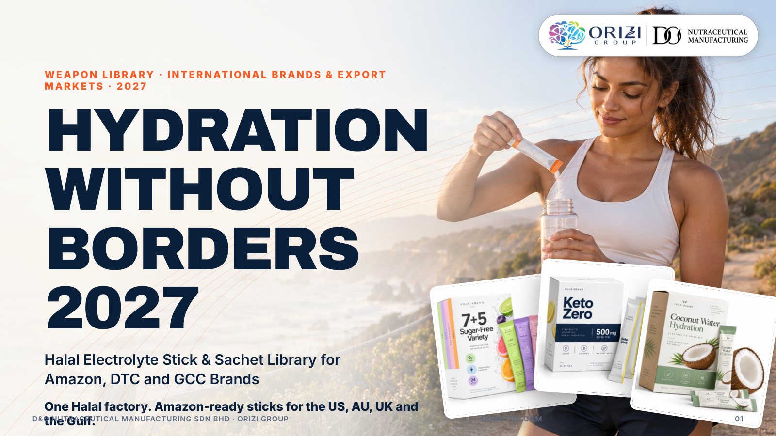 International & Export electrolyte powder catalogue - ORIZI Group 2027 OEM release