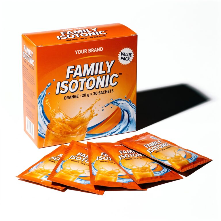 Family Value Isotonic — private label electrolyte powder, made by ORIZI Group