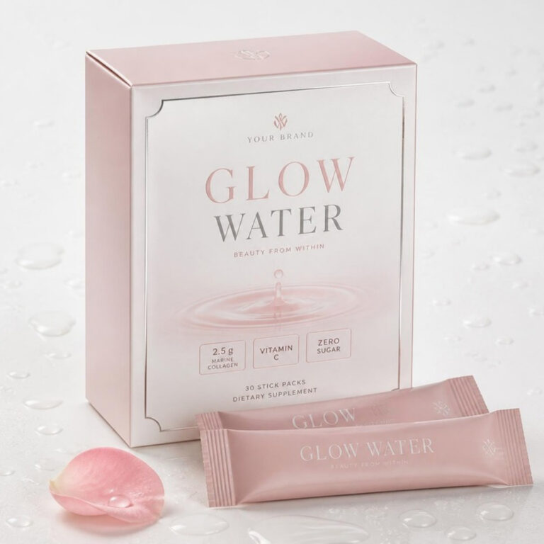 Glow Collagen Hydration Stick — private label electrolyte powder, made by ORIZI Group