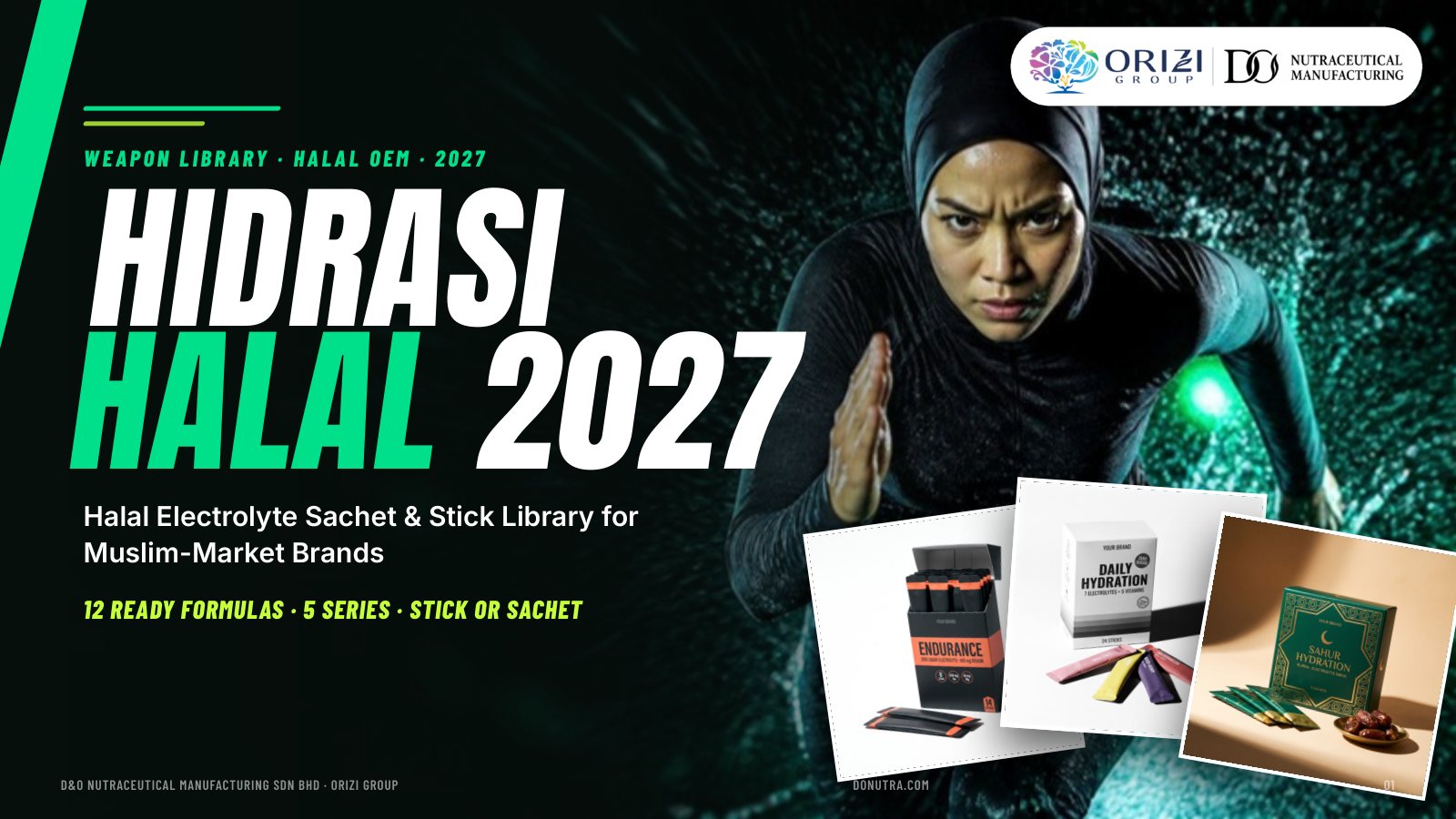Halal electrolyte powder catalogue - ORIZI Group 2027 OEM release