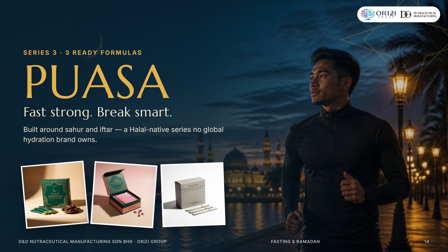 Puasa series — Fasting & Ramadan electrolyte ready formulas
