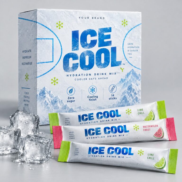 Ice Cool Hot-Weather Stick — private label electrolyte powder, made by ORIZI Group