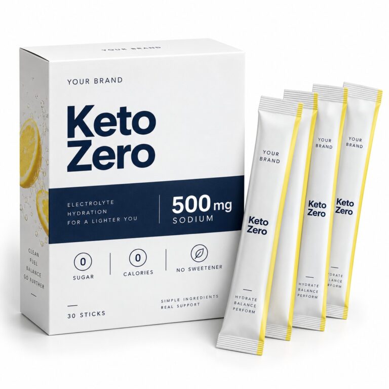 Keto Zero Electrolyte Stick — private label electrolyte powder, made by ORIZI Group