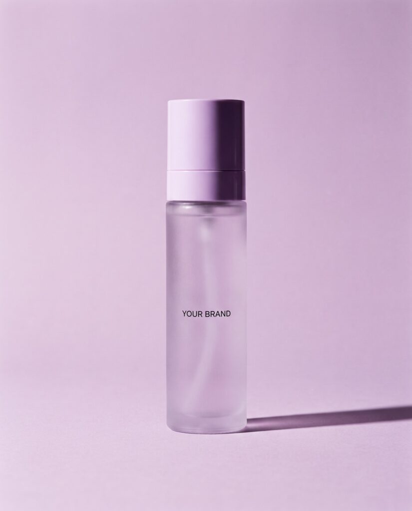 3D Lifting Cream Mist private label concept, unbranded mockup — ORIZI Group Dr Orizi
