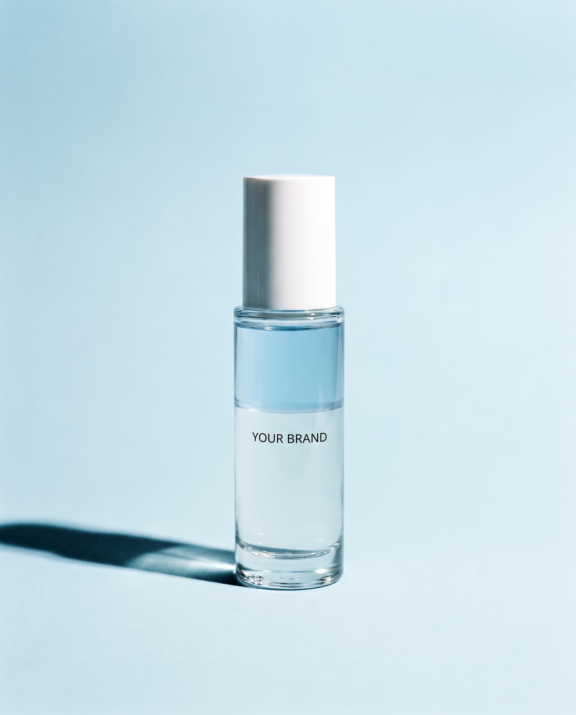 Ceramide Bi-Phase Serum unbranded private label concept mockup