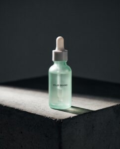 Soothing Serum for compromised skin private label concept, unbranded mockup — ORIZI Group Dr Orizi