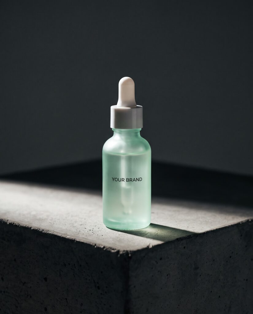 Soothing Serum for compromised skin private label concept, unbranded mockup — ORIZI Group Dr Orizi