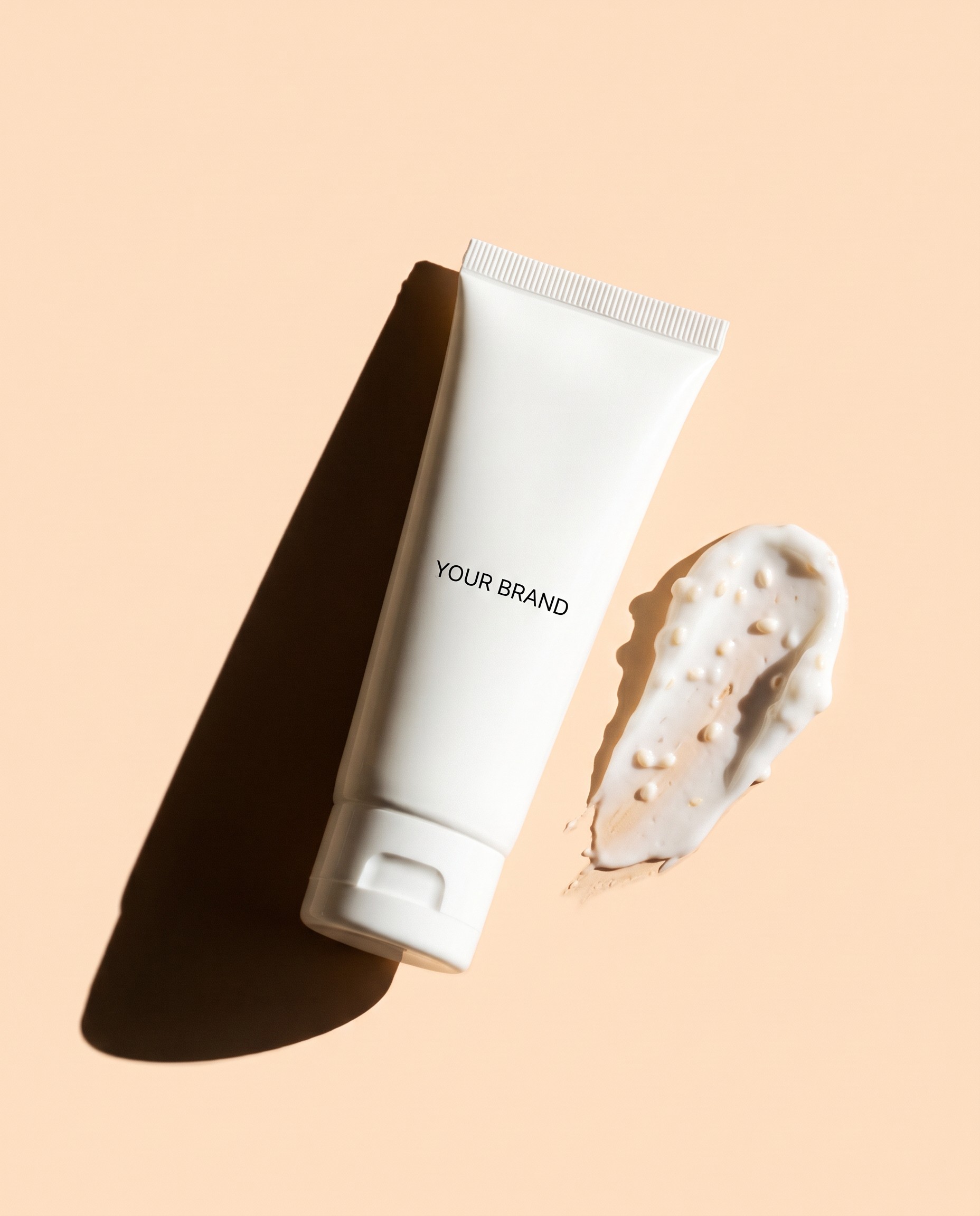 PDRN Ceramide Capsule Cream unbranded private label concept mockup
