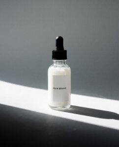Rice Lipids + Ectoin Microemulsion private label concept, unbranded mockup — ORIZI Group Dr Orizi