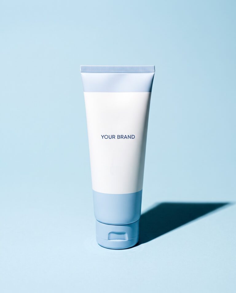 8 Hyaluronic Acid Hydrating Gentle Foaming Cleanser private label concept, unbranded mockup — ORIZI Group Dr Orizi