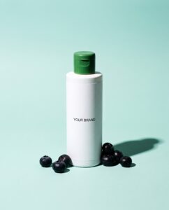 Berry Pool Toner private label concept, unbranded mockup — ORIZI Group Dr Orizi