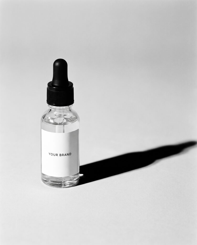 Multi-Peptide + HA Serum private label concept, unbranded mockup — ORIZI Group Dr Orizi