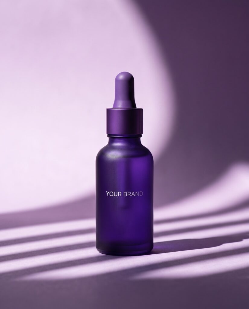 3D Lifting Ampoule private label concept, unbranded mockup — ORIZI Group Dr Orizi