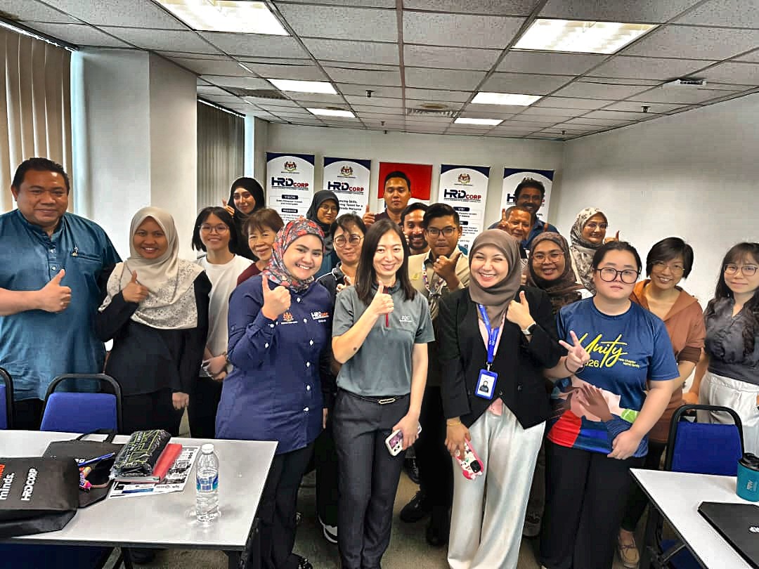 Group photo of participants at the HRD Corp Basic Occupational First Aid training, October 2026