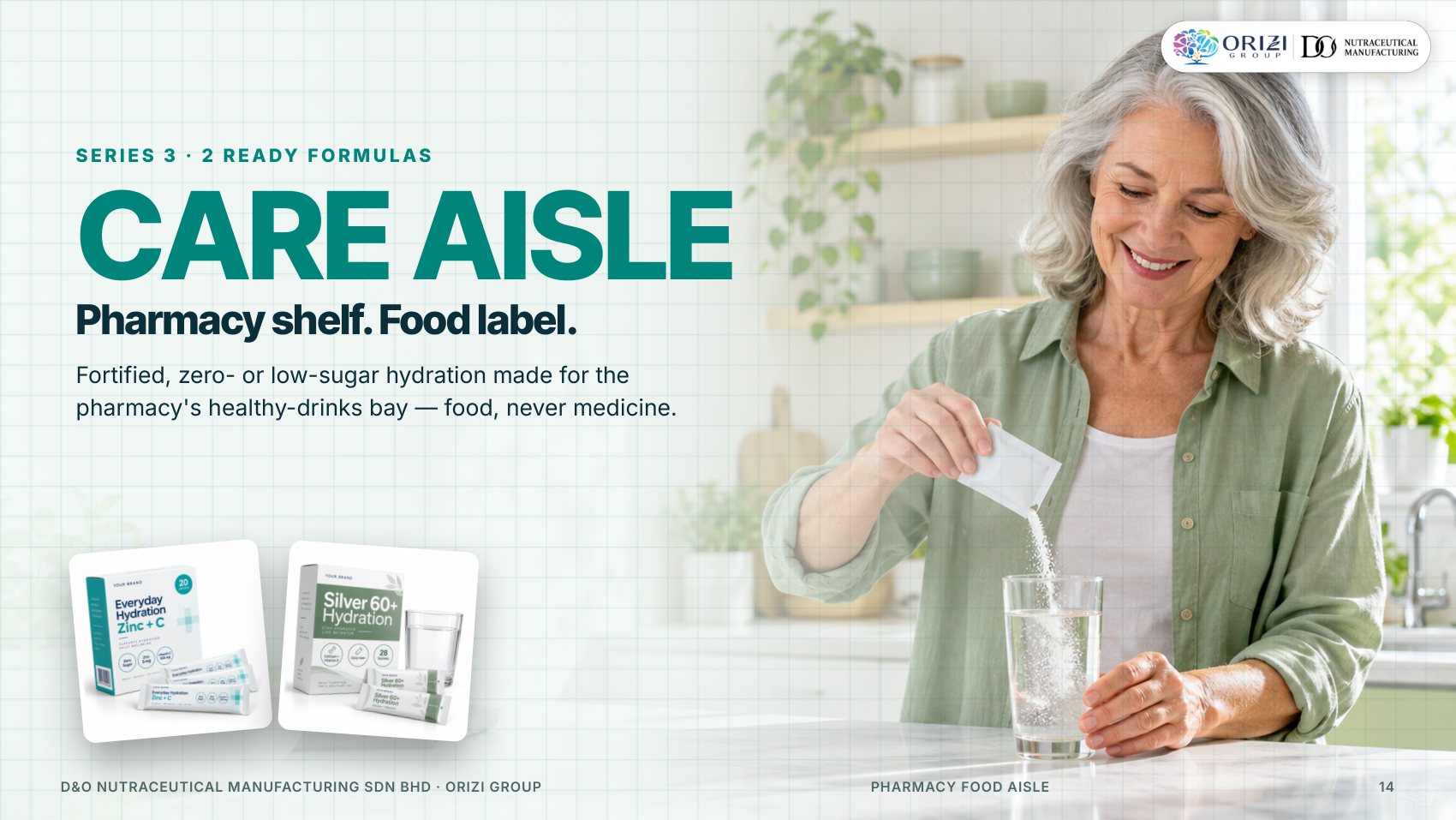 Care Aisle series — Pharmacy Food Aisle electrolyte ready formulas