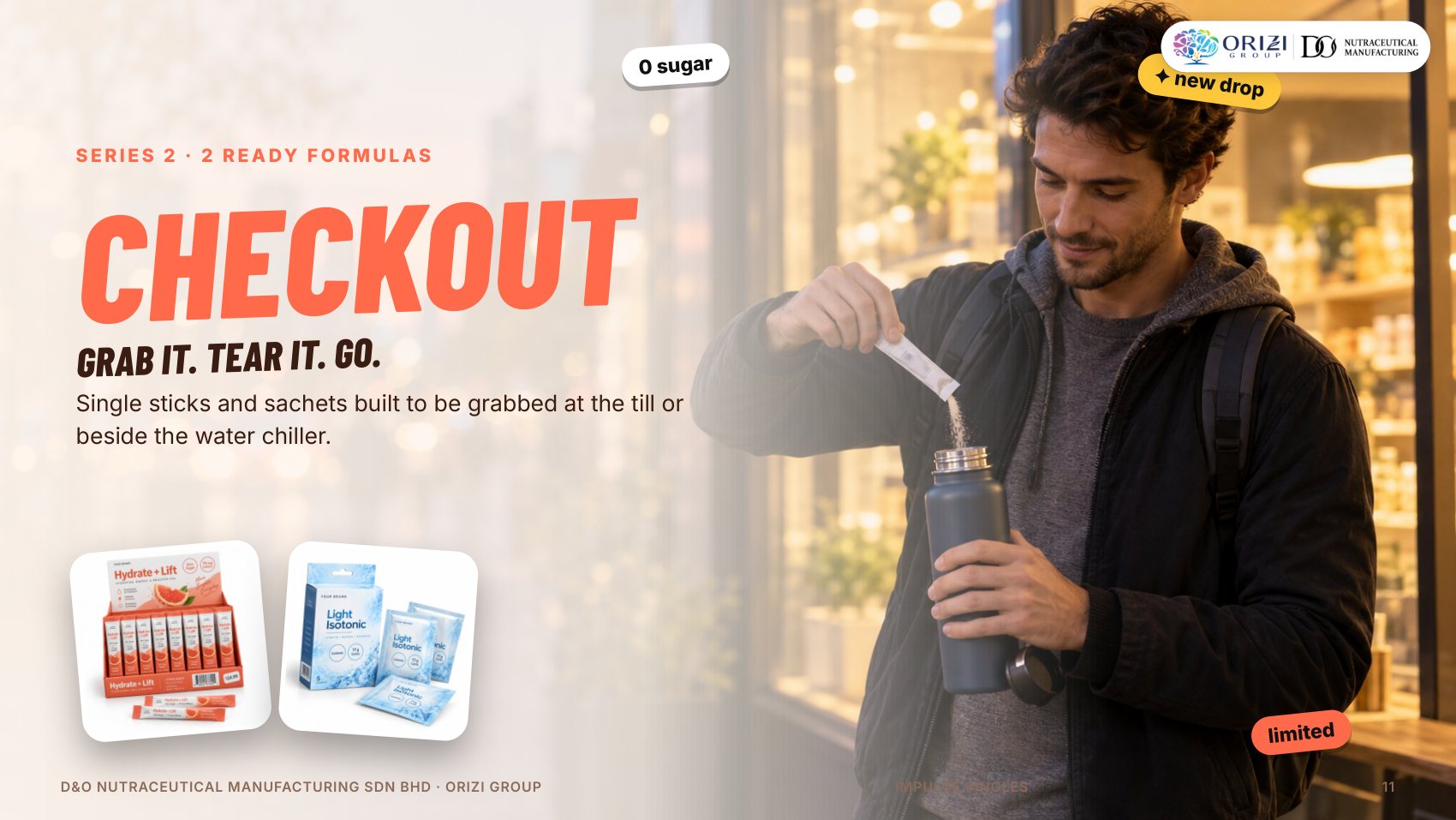 Checkout series — Impulse Singles electrolyte ready formulas