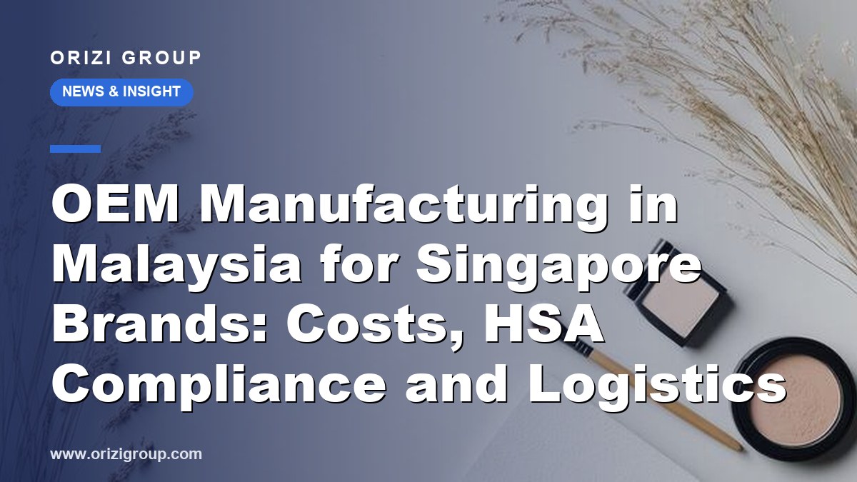 OEM Manufacturing in Malaysia for Singapore Brands: Costs, HSA Compliance and Logistics